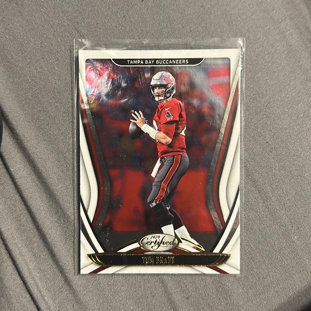tom brady 2020 panini certified football card